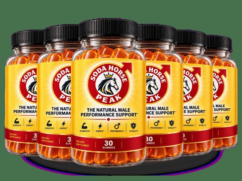 SodaHorsePeak 6 Bottles package